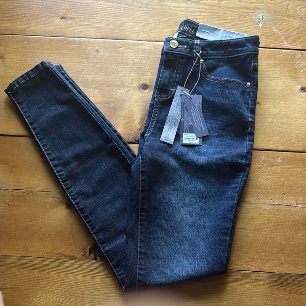 Jennifer Lopez Blue High Rise Skinny Jeans Size 2